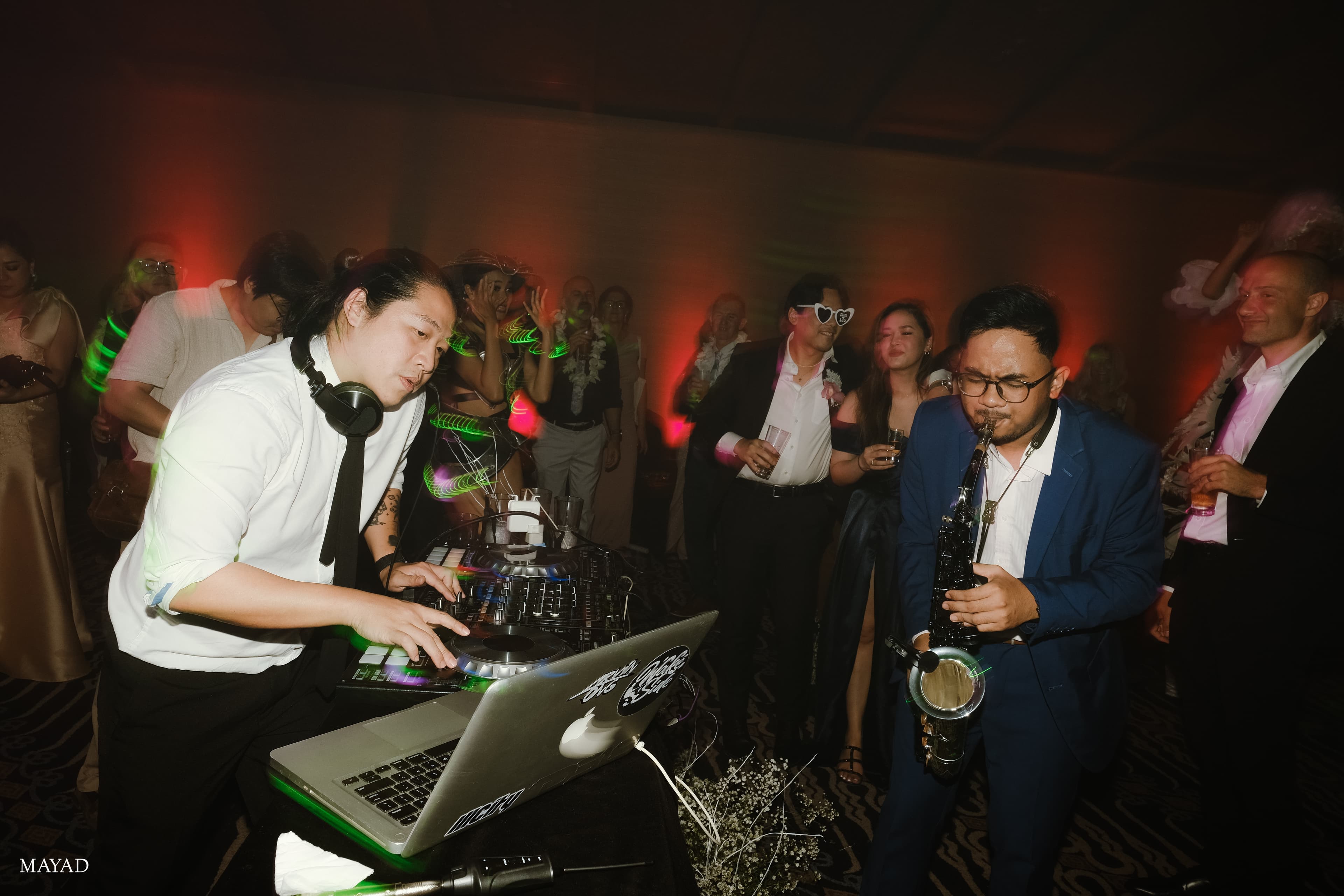 Dance floor set by Noy Cajilig at Apurva, Bali